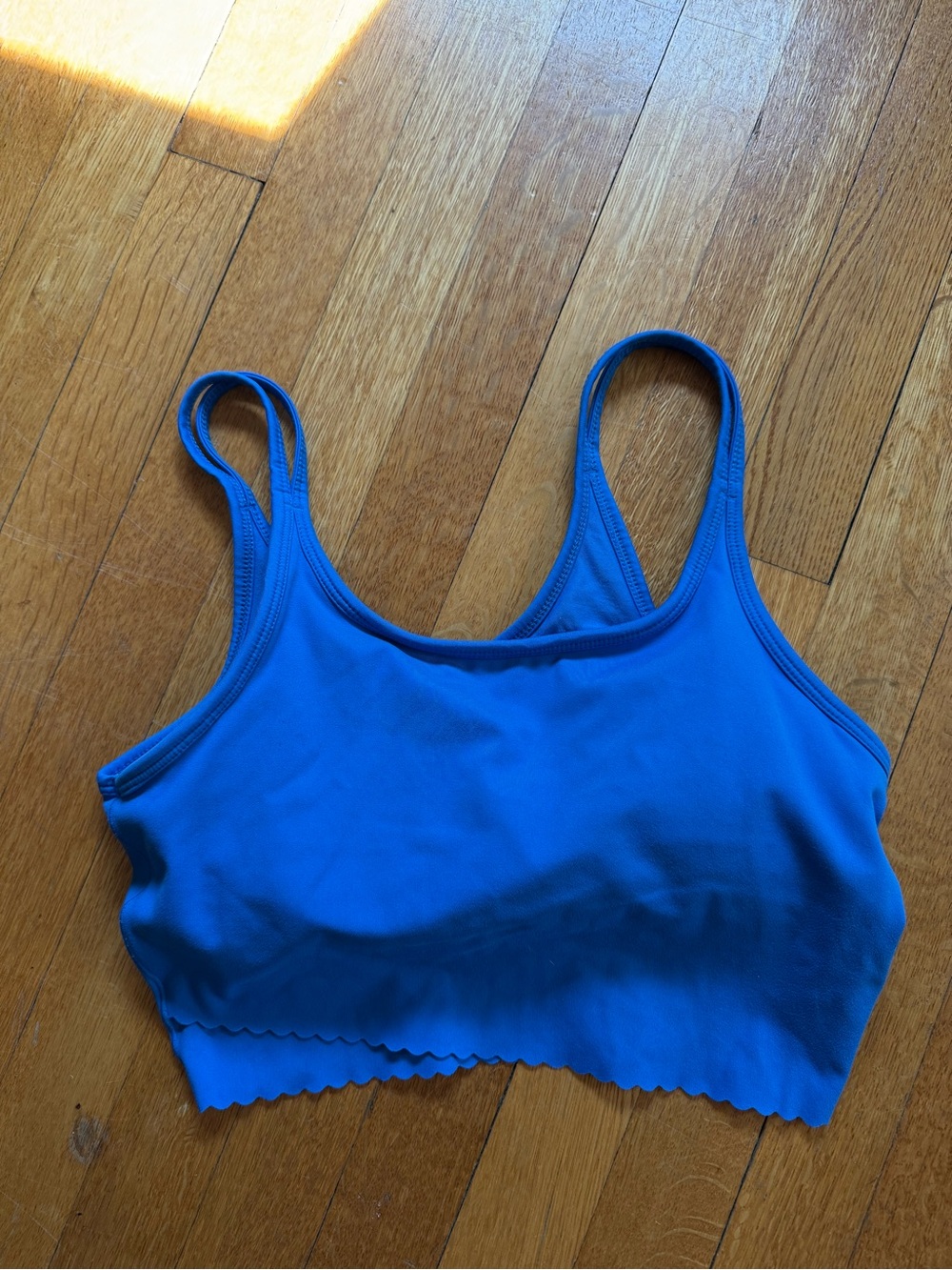 Danskin Royal Blue Seamless Scoop Sports Bralette